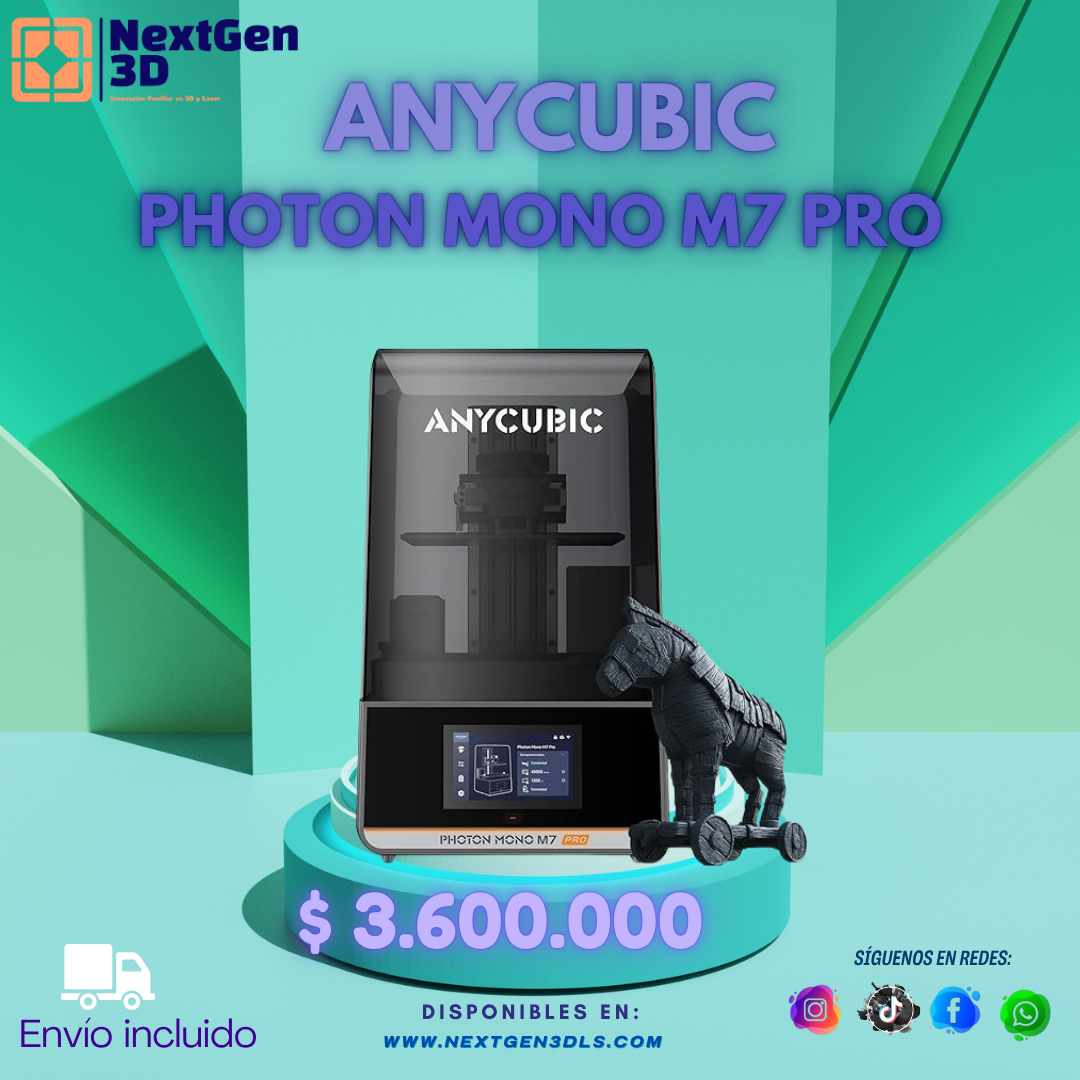 Impresora 3D resina Anycubic Photon Mono M7 Pro