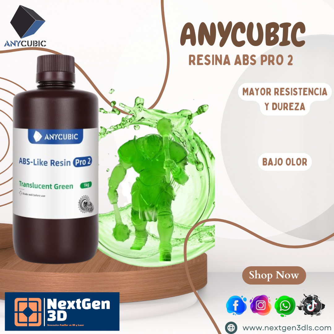 RESINA ANYCUBIC ABS PRO 2