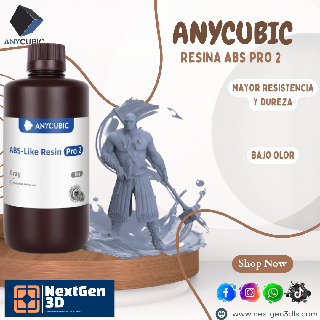 RESINA ANYCUBIC ABS PRO 2