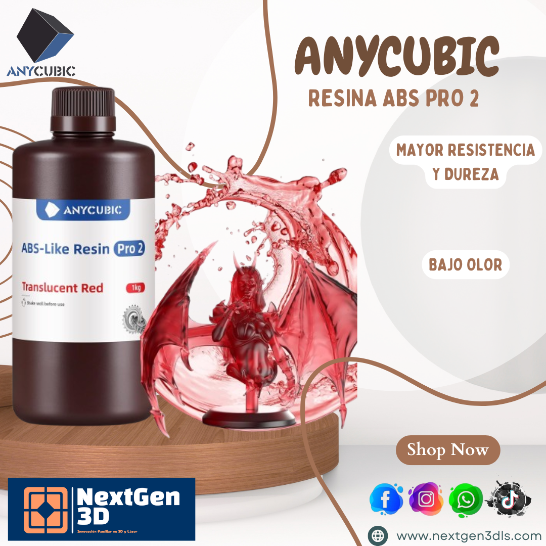 RESINA ANYCUBIC ABS PRO 2