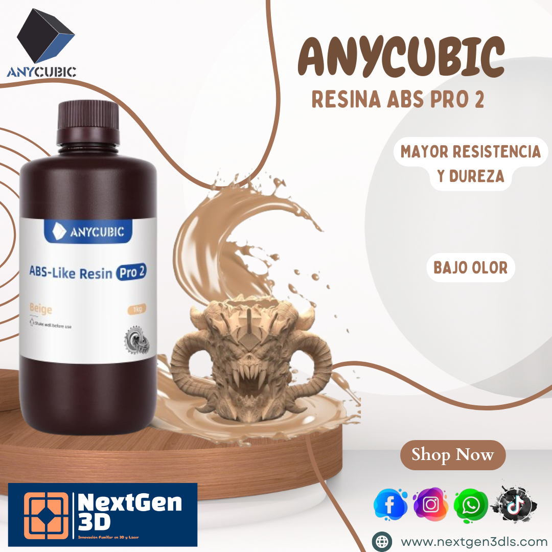 RESINA ANYCUBIC ABS PRO 2