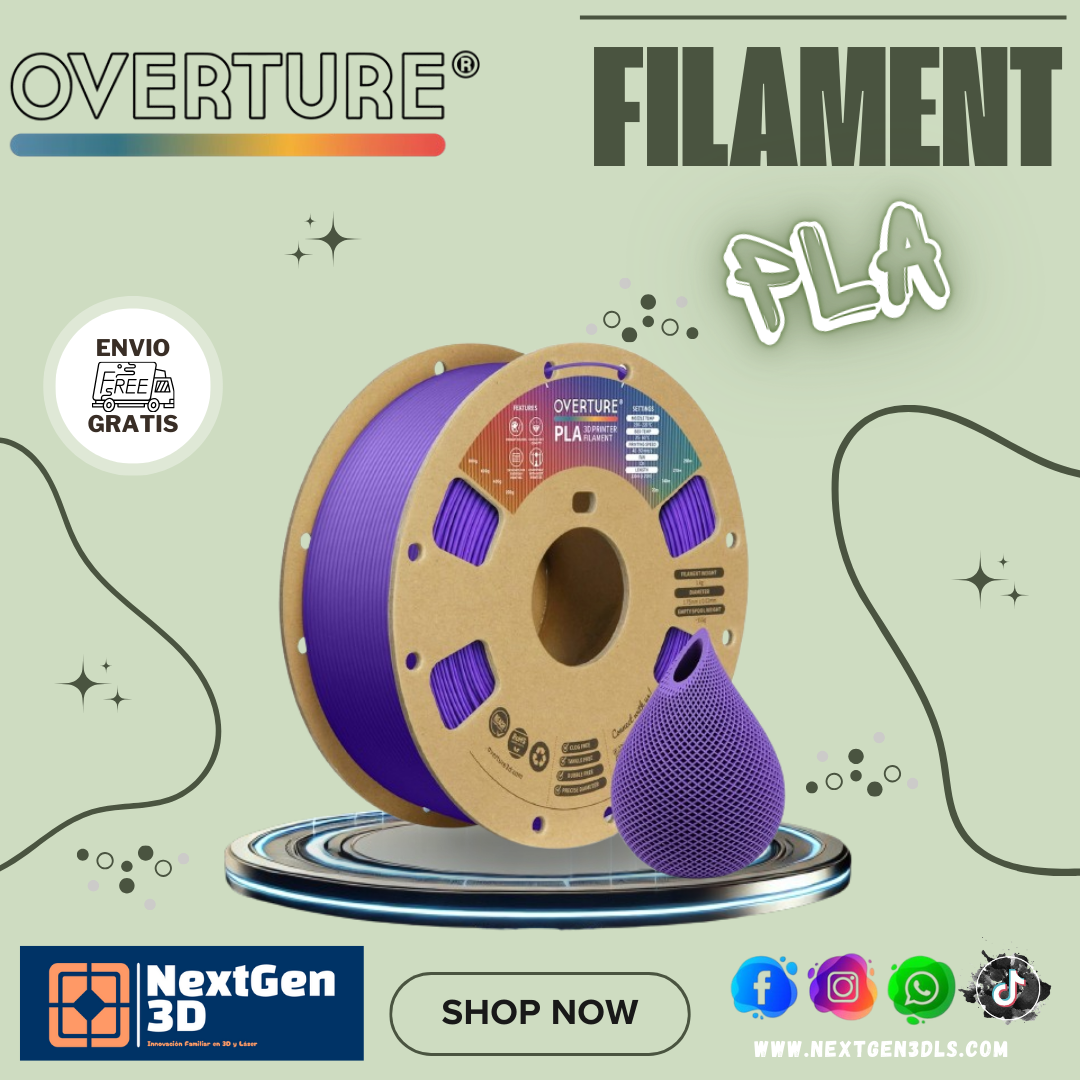 FILAMENTO OVERTURE / PLA