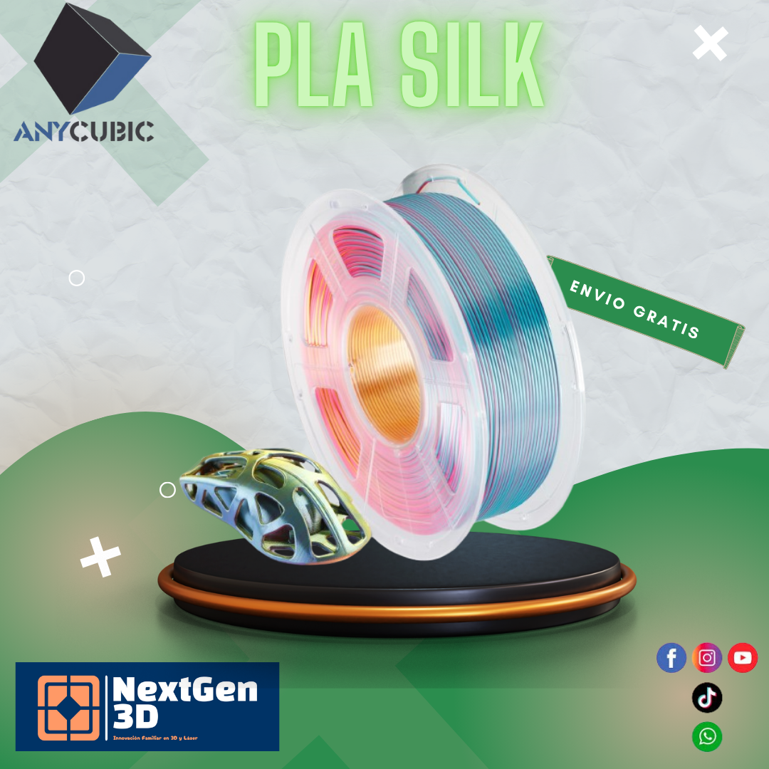 Filamento ANYCUBIC PLA SILK