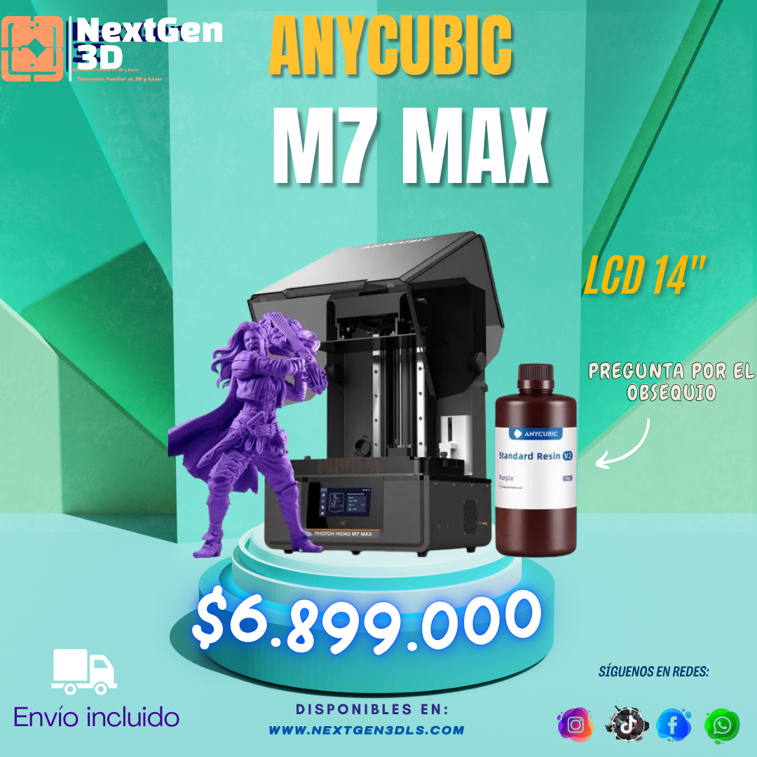 Impresora 3D Anycubic Photon Mono M7 Max