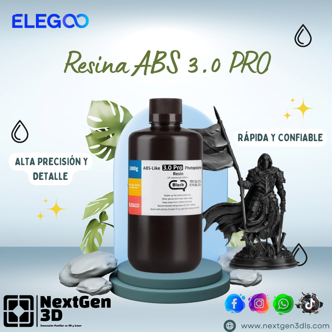 Resina Elegoo ABS 3.0 PRO