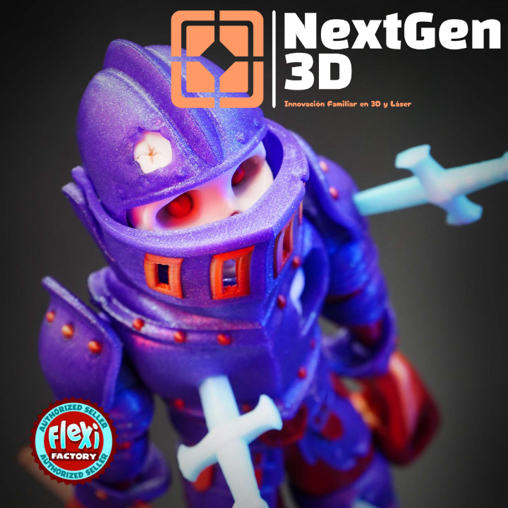 Caballero Esquelético Flexi 3D
