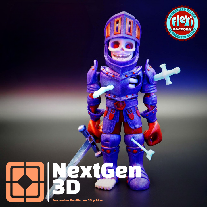 Caballero Esquelético Flexi 3D