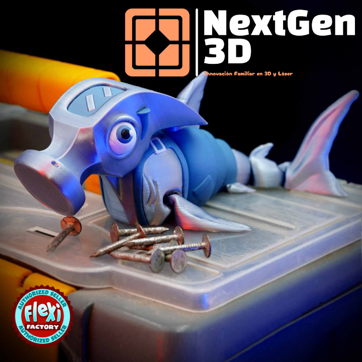 Pez Martillo Flexi 3D