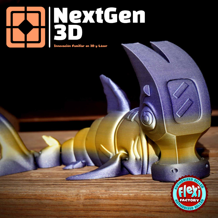 Pez Martillo Flexi 3D