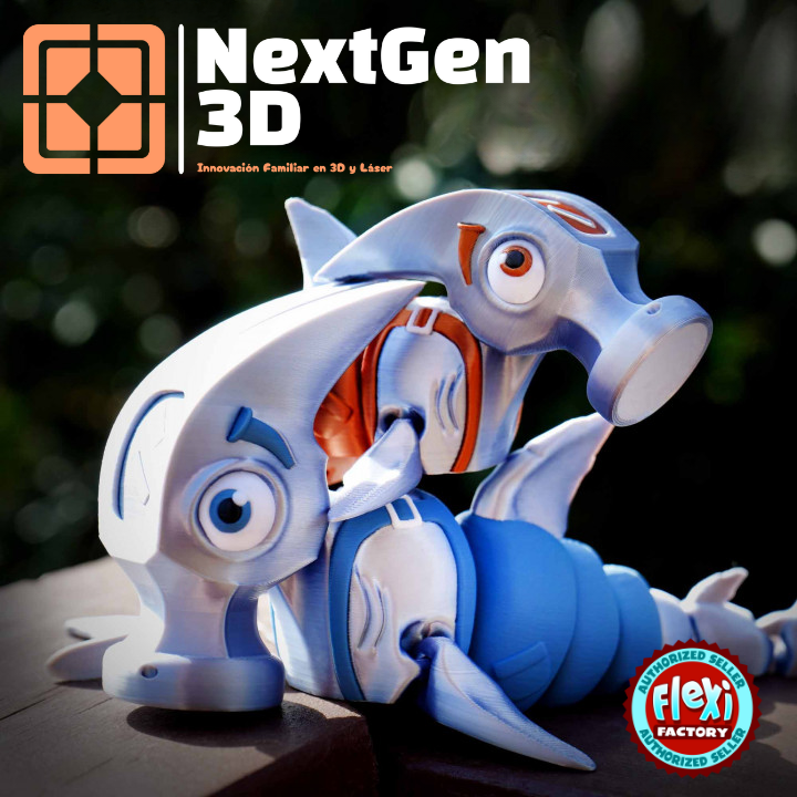 Pez Martillo Flexi 3D