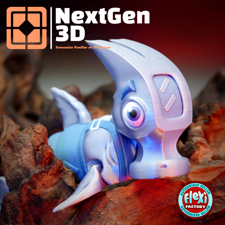 Pez Martillo Flexi 3D