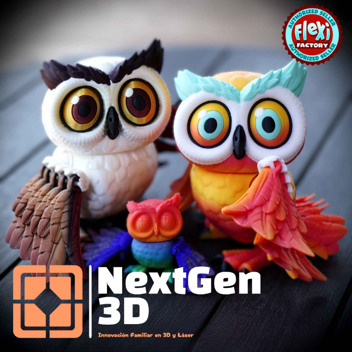 Búho Flexi 3D