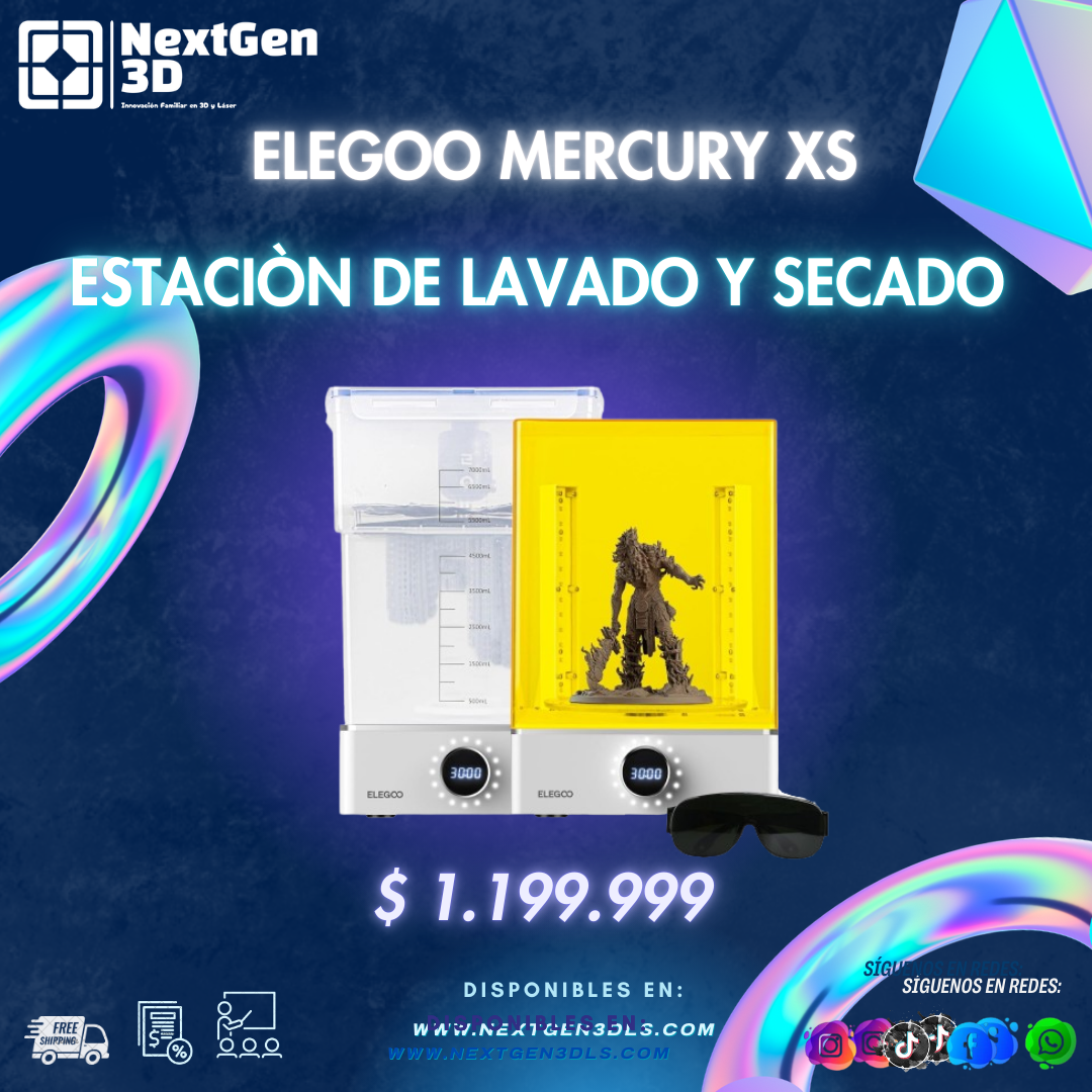 ELEGOO Mercury X - Juego de estación de lavado y curado