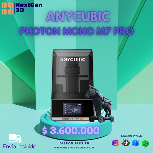 Impresora 3D resina Anycubic Photon Mono M7 Pro