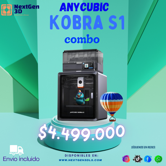 Impresora 3D Anycubic Kobra S1 Combo