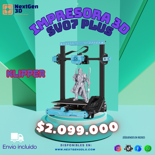 Impresora 3D Sovol SV07 Plus con firmware Klipper
