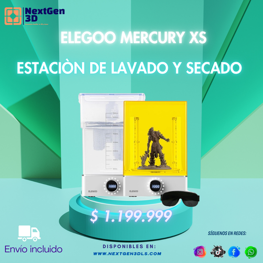 ELEGOO Mercury X - Juego de estación de lavado y curado