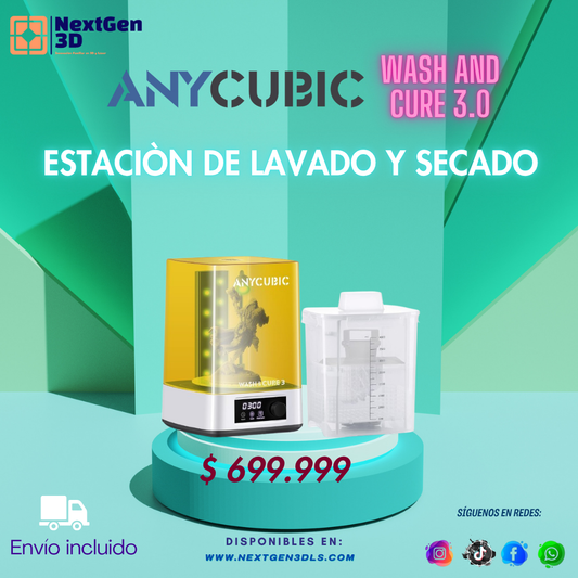 Anycubic Wash and Cure, Estaciòn de lavado y Curado