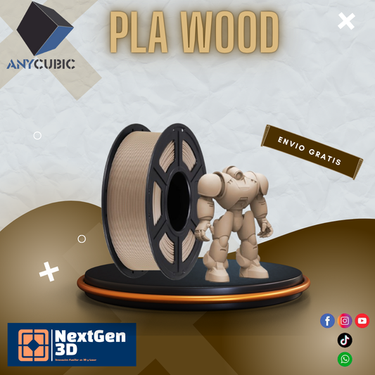 Filamento Anycubic PLA WOOD
