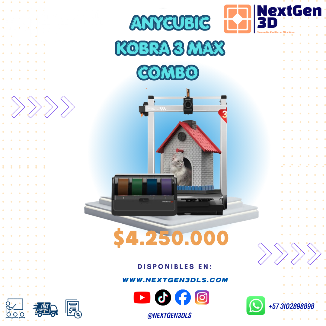 Impresora 3D Anycubic kobra 3 MAX