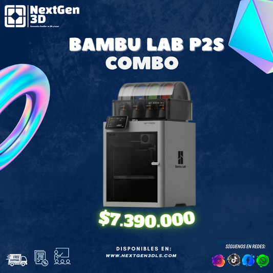 Impresora 3D Bambu lab P2S combo