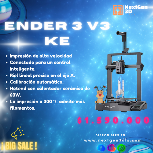 IMPRESORA 3D CREALITY ENDER 3 V3 KE