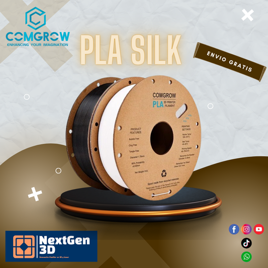 Filamento PLA SILK ComGrow
