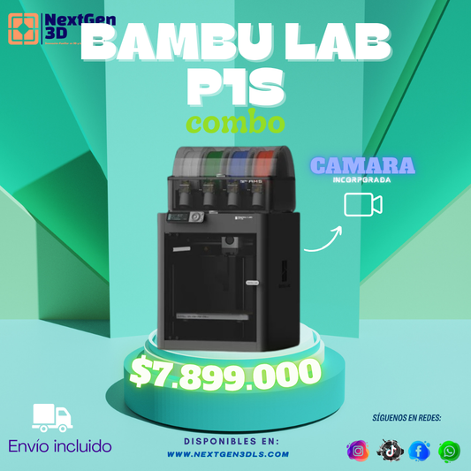 Impresora 3D Bambu Lab P1S Combo