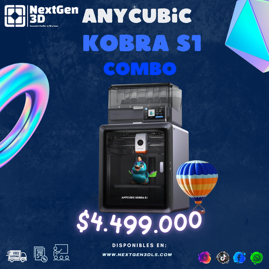 Impresora 3D Anycubic Kobra S1 Combo