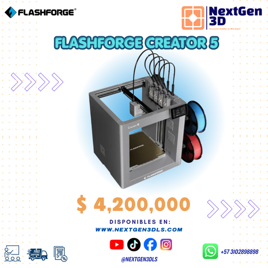 Impresora 3D Flashforge Creator 5