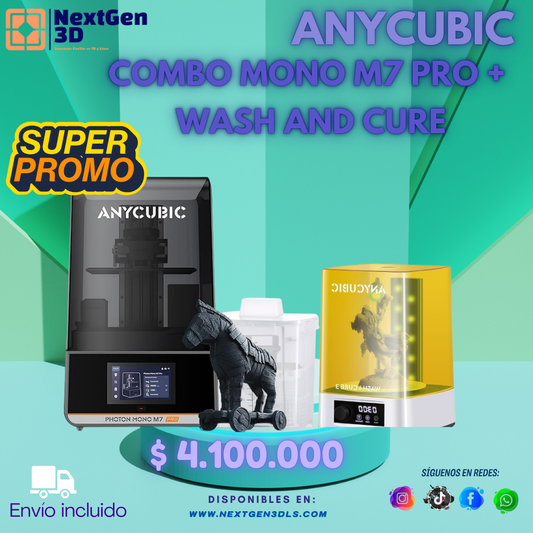 Combo Anycubic Photon Mono M7 Pro + Wash and Cure