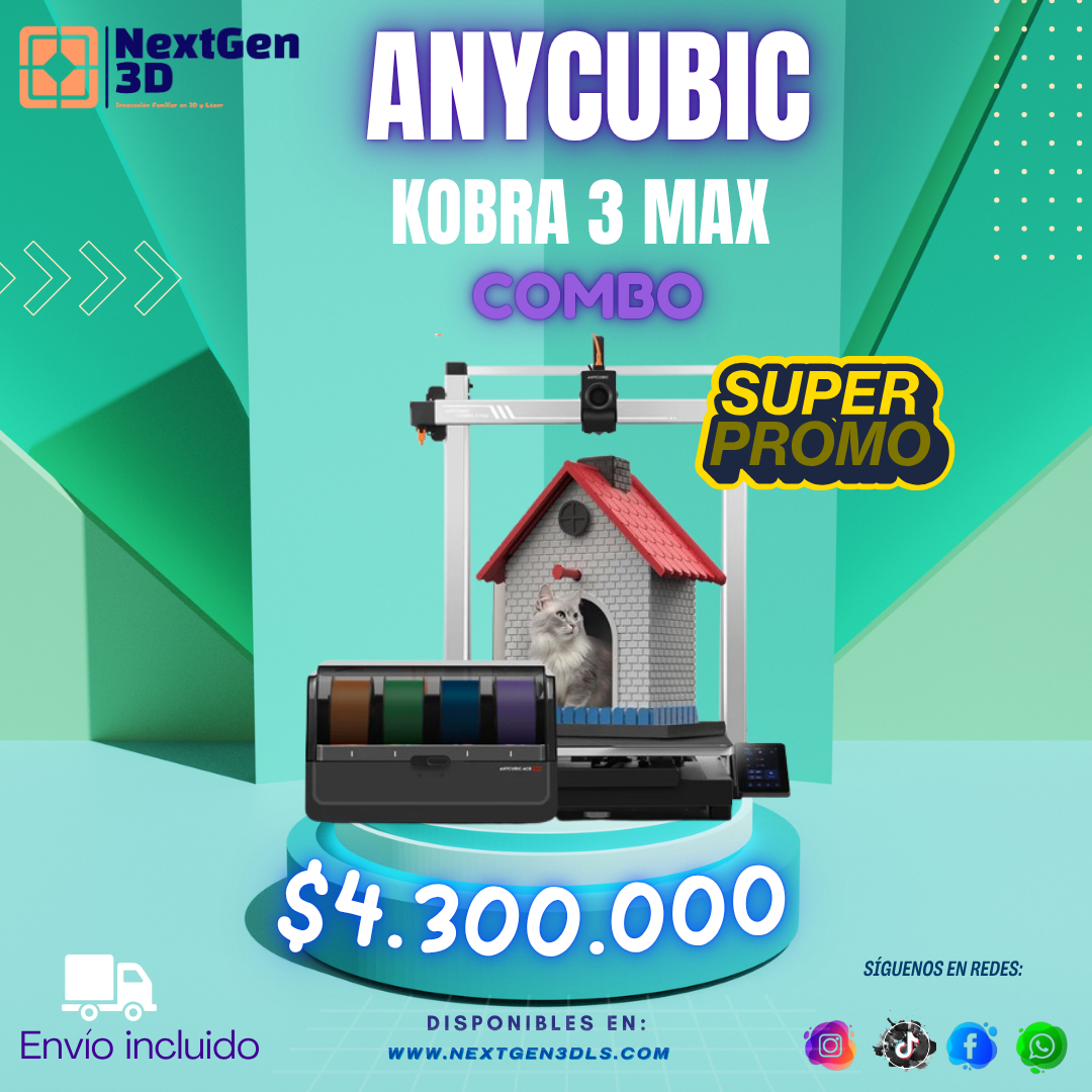 Impresora 3D Anycubic kobra 3 MAX