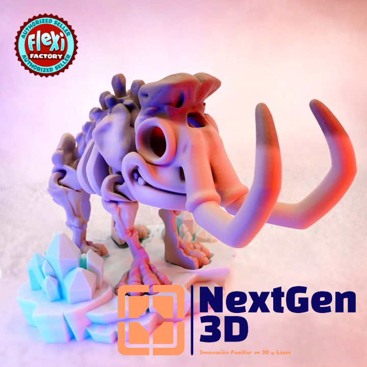 Esqueleto de Mamut Flexi 3D