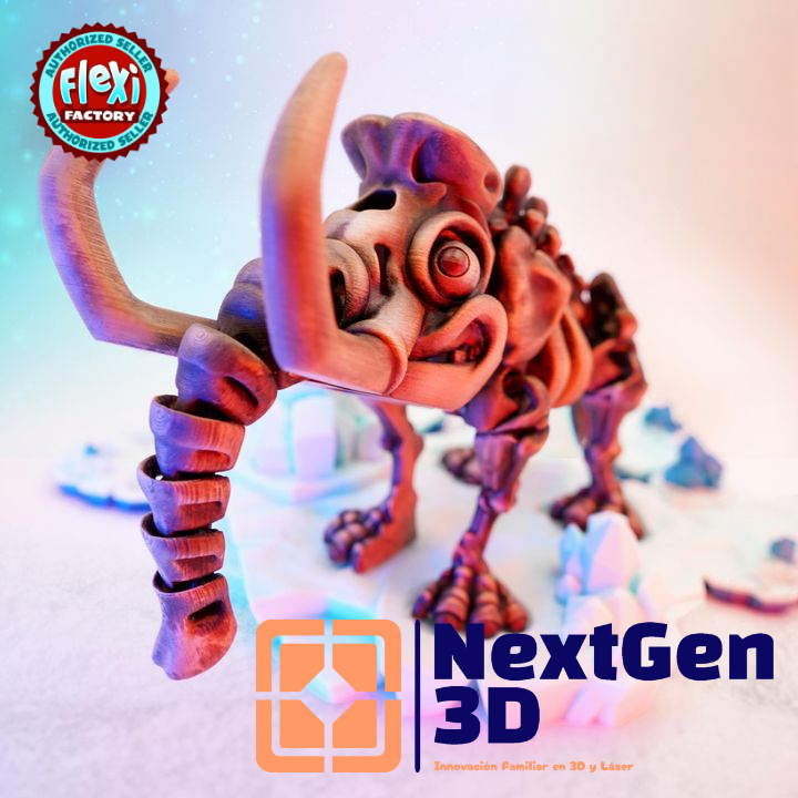 Esqueleto de Mamut Flexi 3D