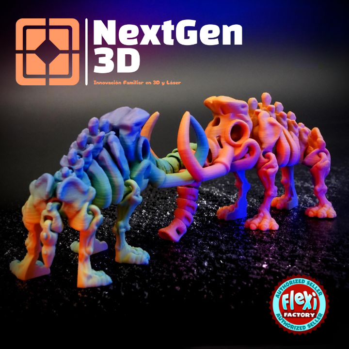 Esqueleto de Mamut Flexi 3D