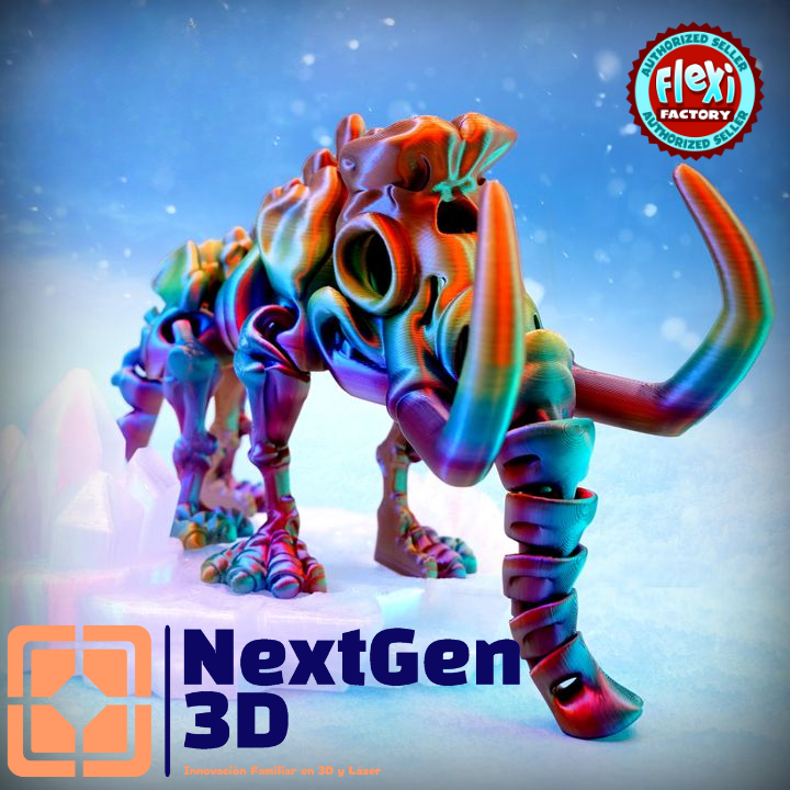 Esqueleto de Mamut Flexi 3D