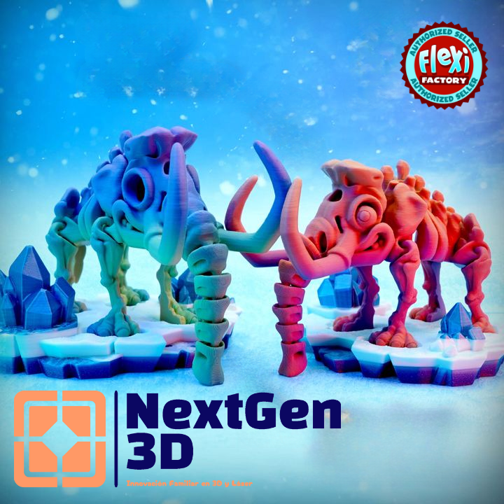 Esqueleto de Mamut Flexi 3D