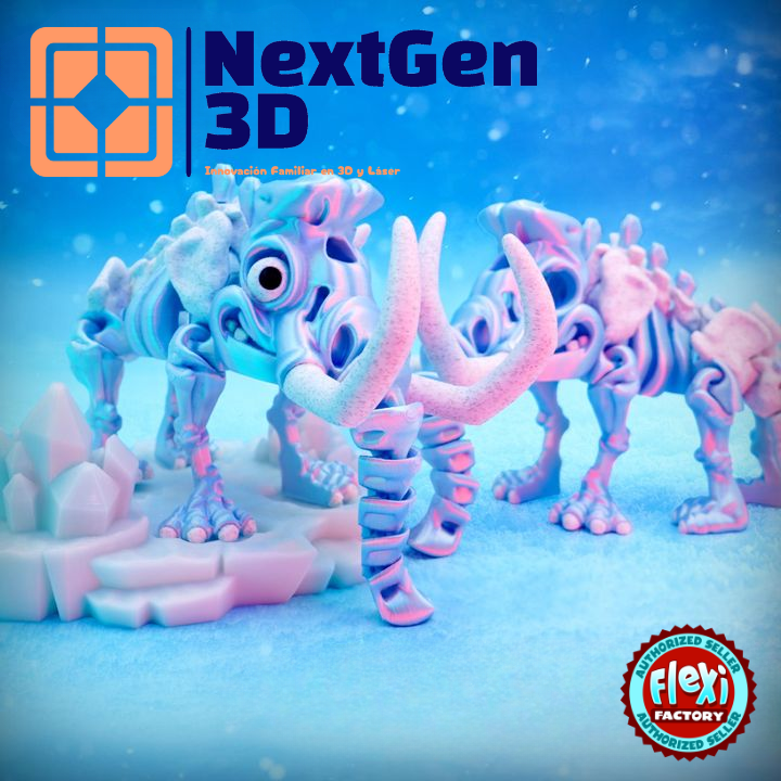 Esqueleto de Mamut Flexi 3D