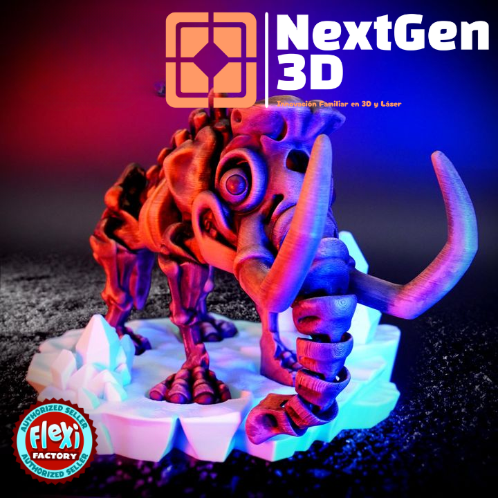 Esqueleto de Mamut Flexi 3D