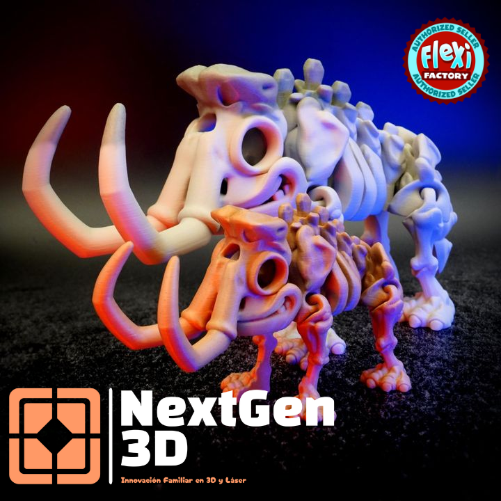 Esqueleto de Mamut Flexi 3D