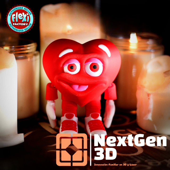 Corazón Flexi 3D