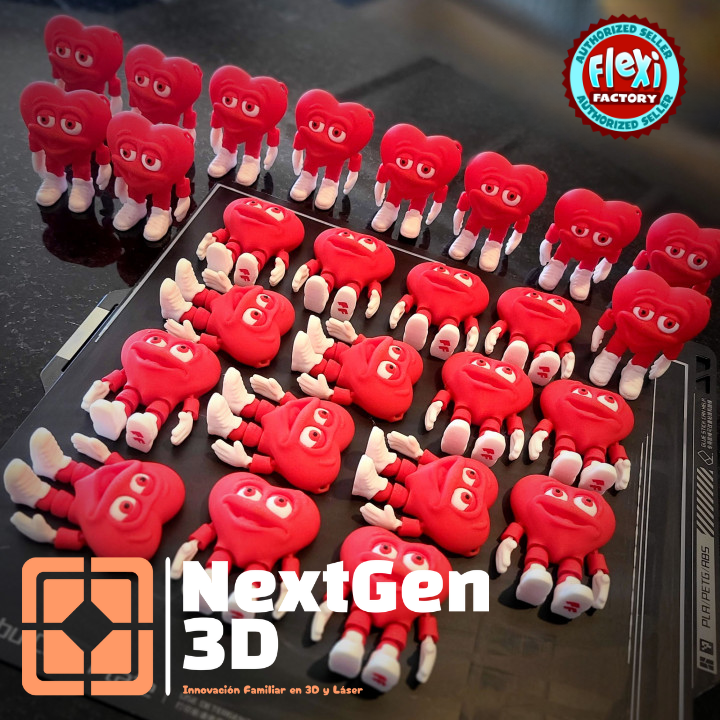 Corazón Flexi 3D