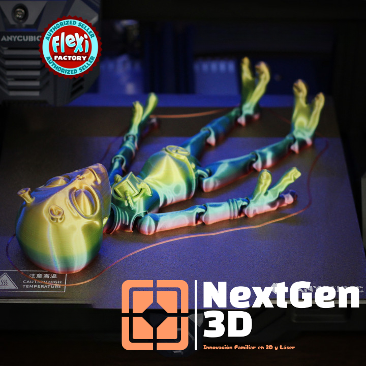 Alien Flexi 3D- Extraterrestre