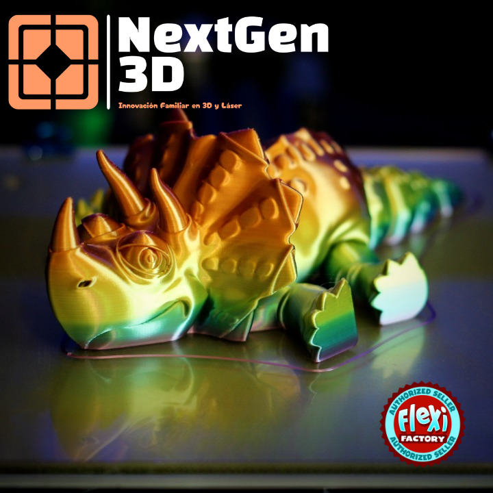 Triceratops Flexi 3D