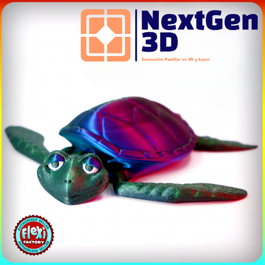 Tortuga de Mar Flexi 3D