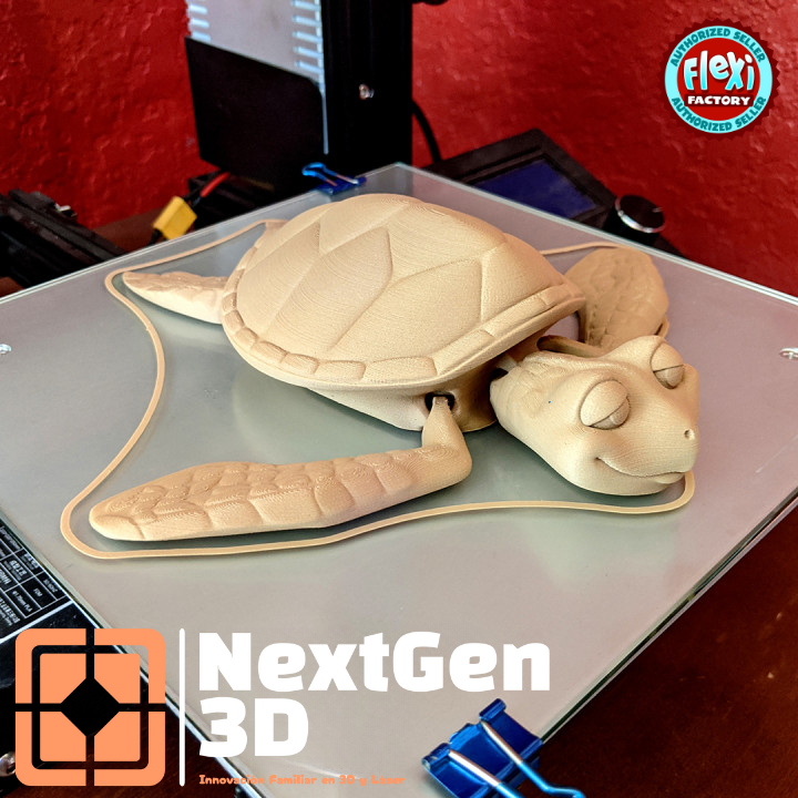 Tortuga de Mar Flexi 3D