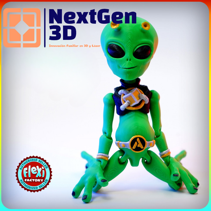 Alien Flexi 3D- Extraterrestre