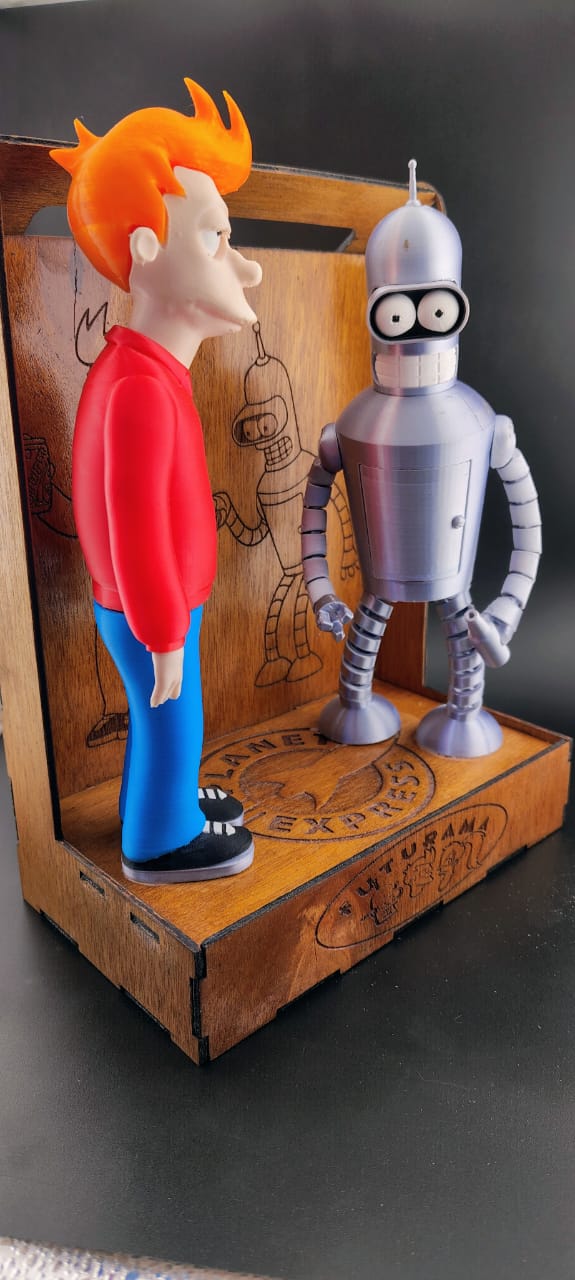 Bender y Fry Dúo Planet Express